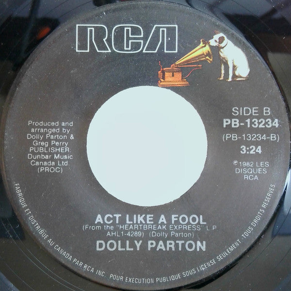 Dolly Parton : Heartbreak Express (7", Single)