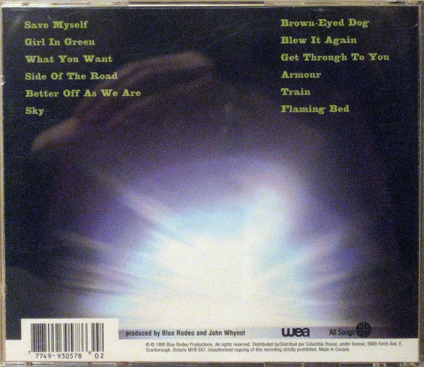 Blue Rodeo : Nowhere To Here (CD, Album, Club)