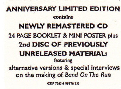 Paul McCartney & Wings* : Band On The Run (Box, Ltd, 25t + CD, Album, RM + CD)