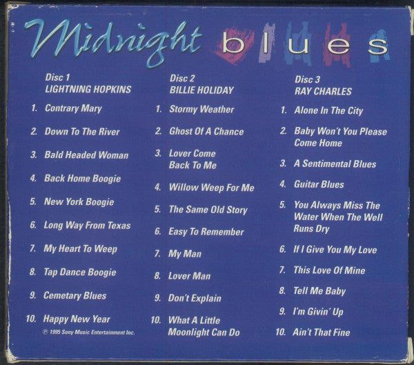 Various : Midnight Blues (3xCD, Album, Comp)