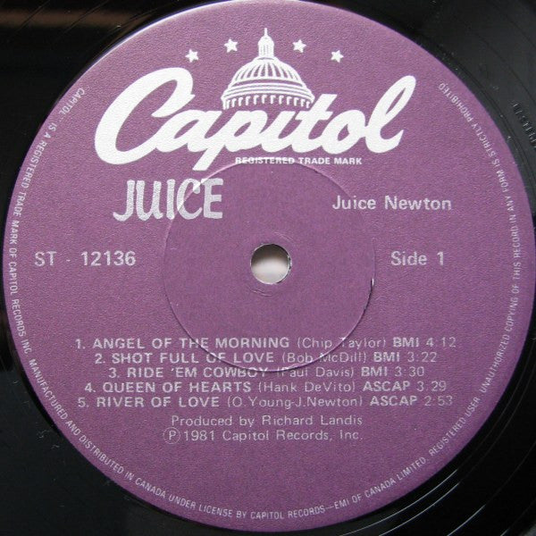 Juice Newton : Juice (LP, Album)