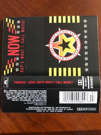 Various : Now, Rap’s What I Call Music (Cass, Comp)