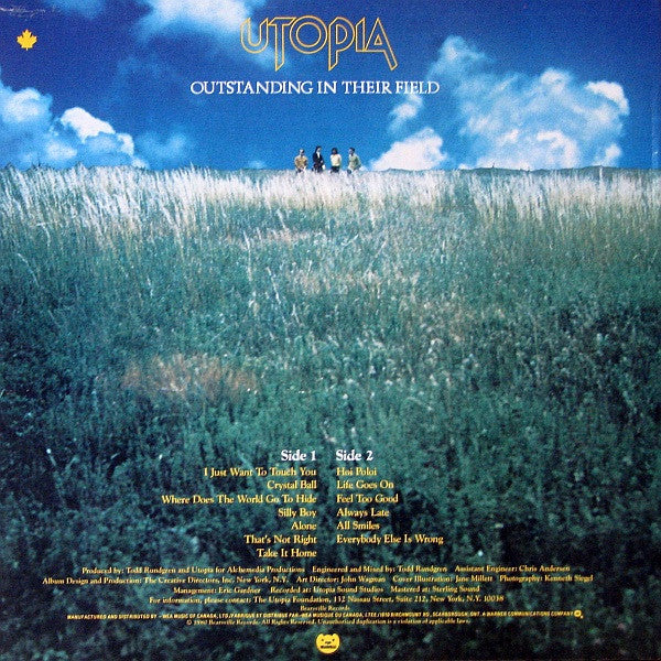 Utopia (5) : Deface The Music (LP, Album)