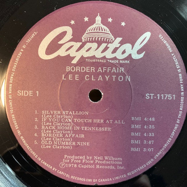 Lee Clayton : Border Affair (LP)