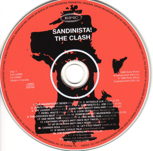 The Clash : Sandinista! (2xCD, Album, RE)