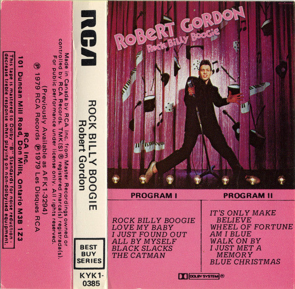 Robert Gordon (2) : Rock Billy Boogie (Cass, Album, RE, Dol)