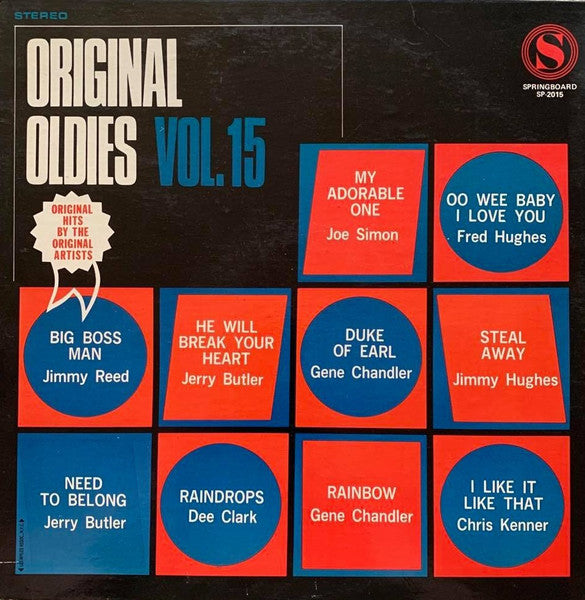 Various : Original Oldies Vol. 15 (LP, Comp)