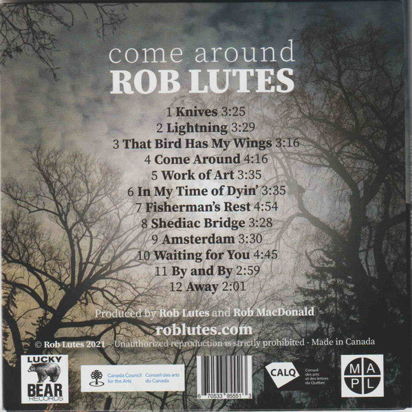 Rob Lutes : Come Around (CD, Album)