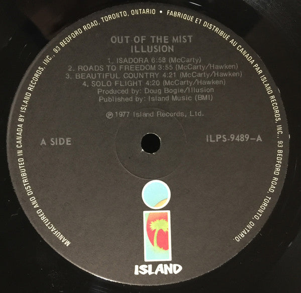 Illusion (24) : Out Of The Mist (LP, Album)