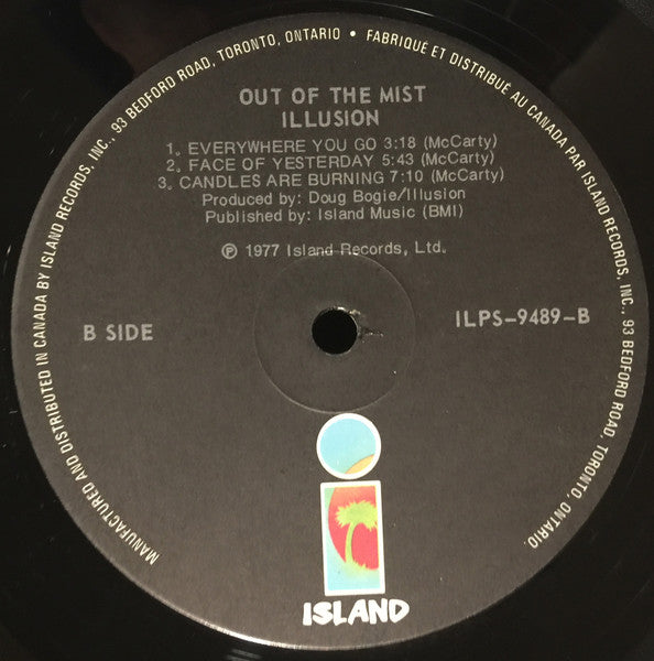 Illusion (24) : Out Of The Mist (LP, Album)
