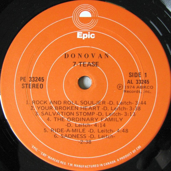 Donovan : 7-Tease (LP, Album)