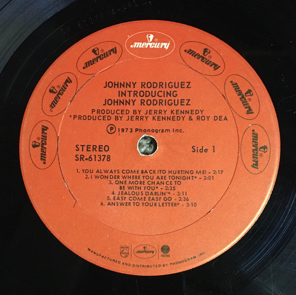 Johnny Rodriguez (4) : Introducing Johnny Rodriguez (LP, Album)