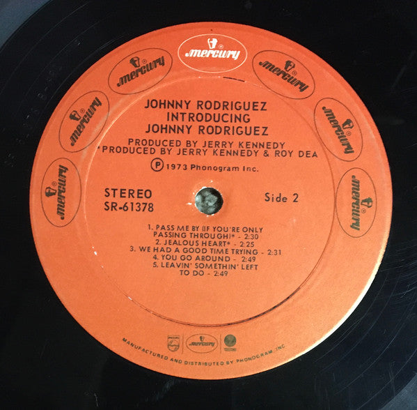 Johnny Rodriguez (4) : Introducing Johnny Rodriguez (LP, Album)