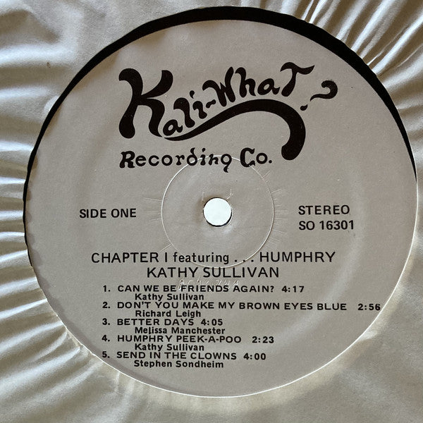 Kathy Sullivan (3) : Chapter 1 Featuring....Humphry (LP)