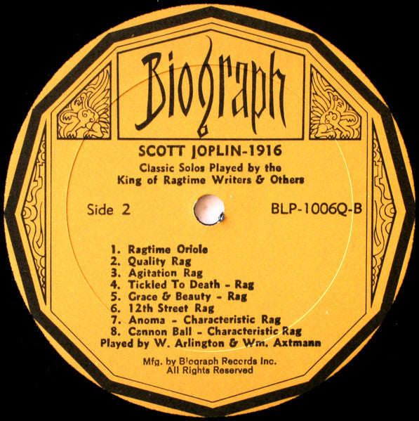 Scott Joplin : 1916 (LP)