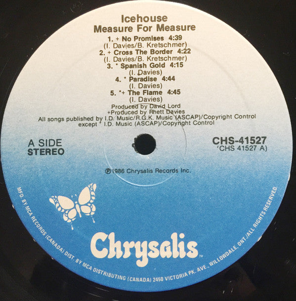 Icehouse : Measure For Measure (LP, Album)