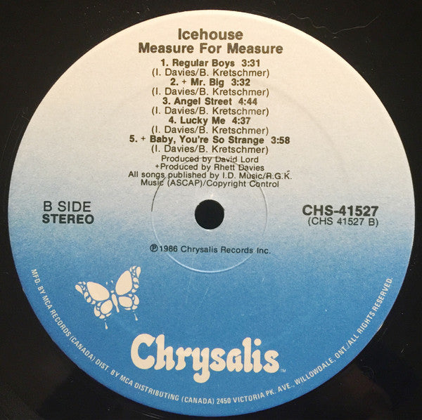 Icehouse : Measure For Measure (LP, Album)