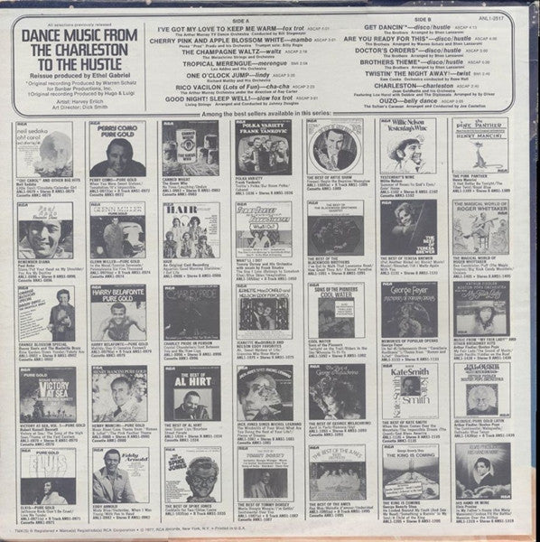 Various : Dance Music From The Charleston To The Hustle (LP, Comp)