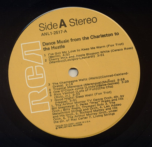 Various : Dance Music From The Charleston To The Hustle (LP, Comp)
