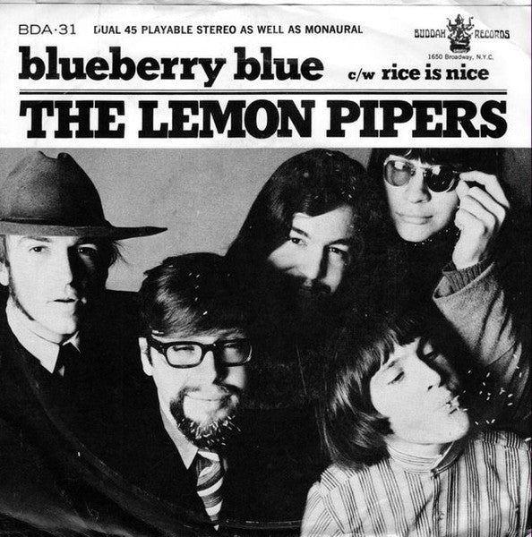 The Lemon Pipers : Rice Is Nice / Blueberry Blue (7", Single, Ter)