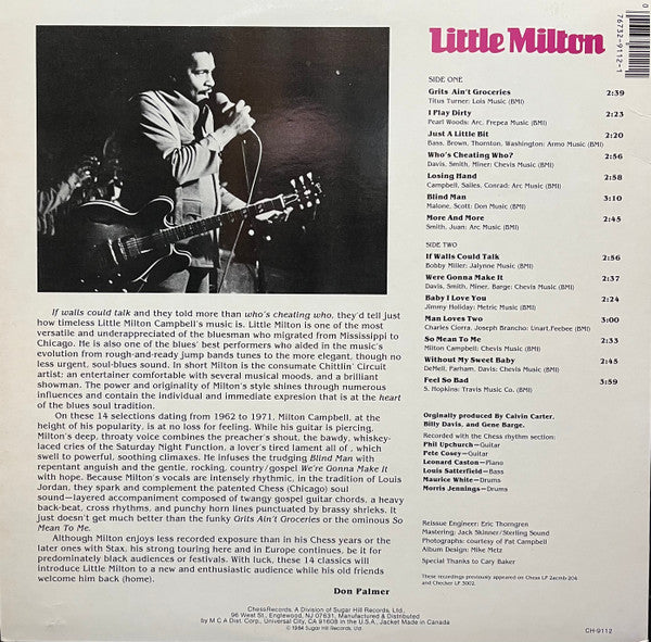 Little Milton : His Greatest Sides Vol. 1 (LP, Comp, MCA)