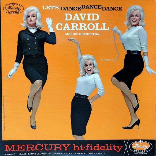 David Carroll & His Orchestra : Let's Dance, Dance, Dance (LP, Album, Mono)