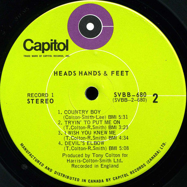 Heads Hands & Feet : Heads Hands & Feet (2xLP, Gat)