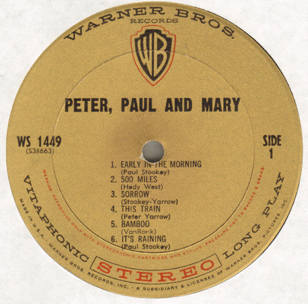 Peter, Paul And Mary* : Peter, Paul And Mary (LP, Album, Hol)