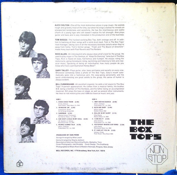 Box Tops : Non Stop (LP, Album, Uni)