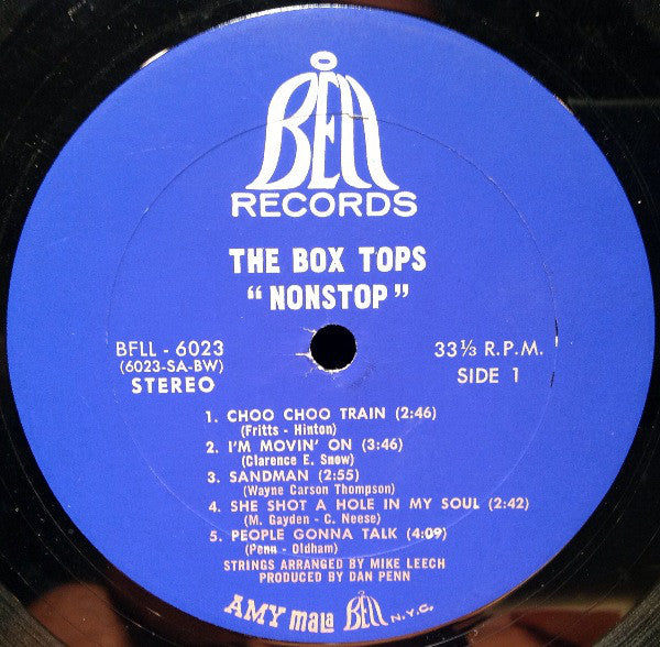 Box Tops : Non Stop (LP, Album, Uni)