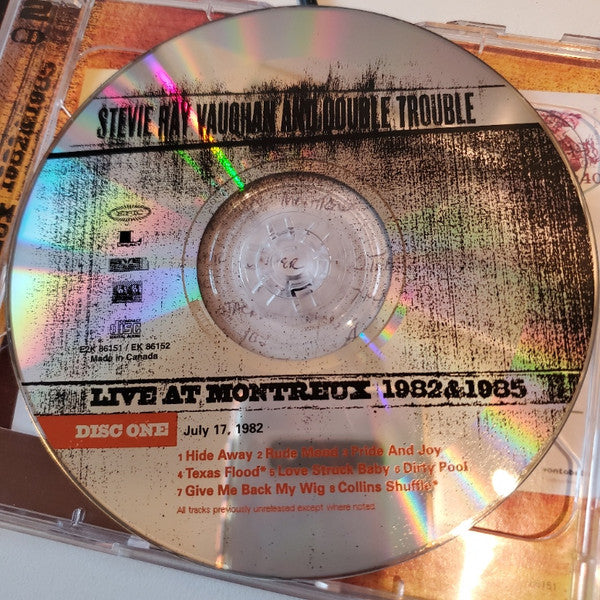 Stevie Ray Vaughan And Double Trouble* : Live At Montreux 1982 & 1985 (2xCD, Album)