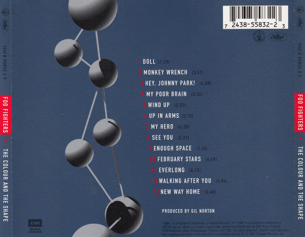 Foo Fighters : The Colour And The Shape (CD, Album)