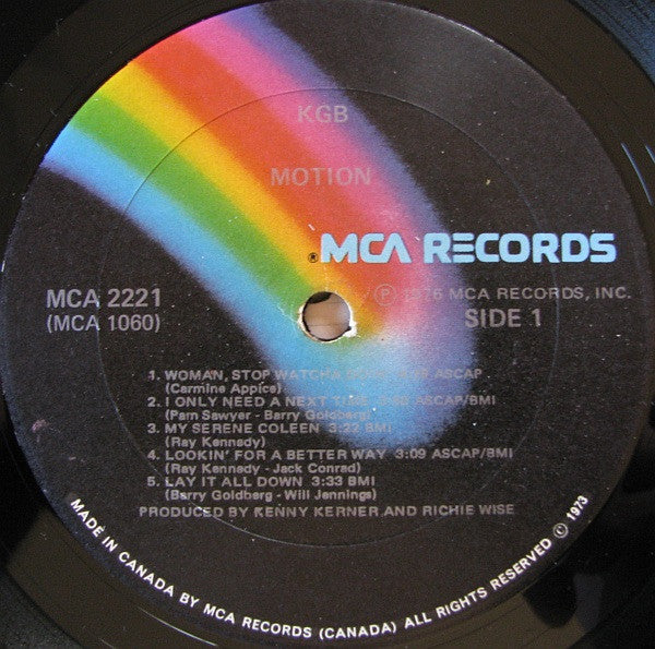 KGB (7) : Motion (LP, Album)