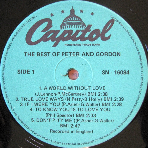Peter & Gordon : The Best Of Peter And Gordon (LP, Comp, RE)