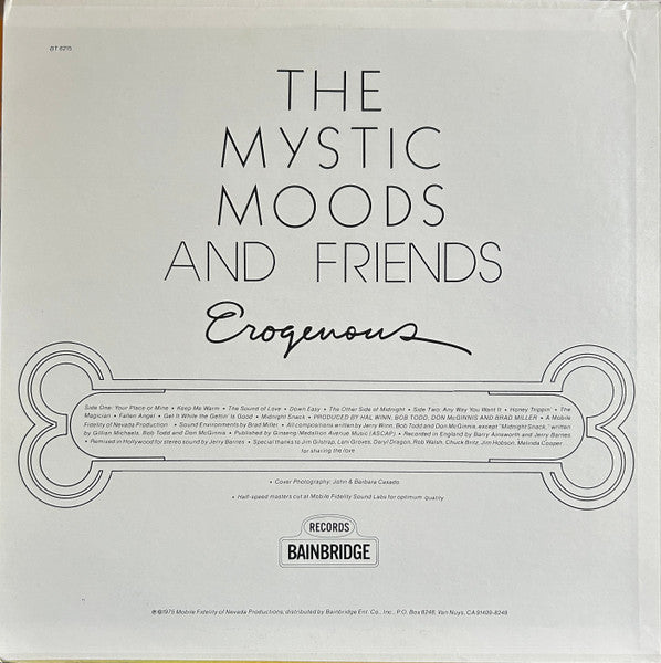 The Mystic Moods Orchestra : Erogenous (LP, Album, RE)