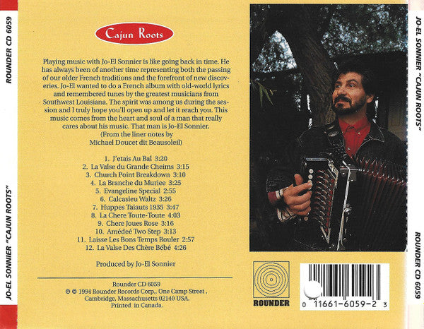 Jo-El Sonnier : Cajun Roots (CD, Album)