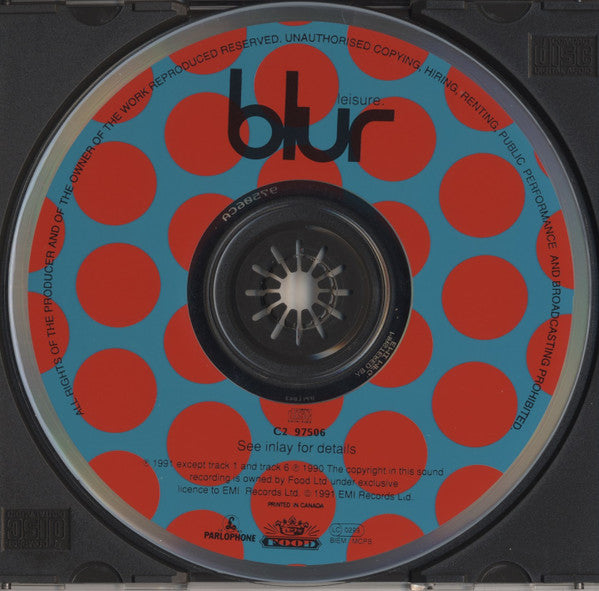 Blur : Leisure (CD, Album, RE)