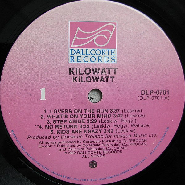 Kilowatt (3) : Kilowatt (LP, Album)