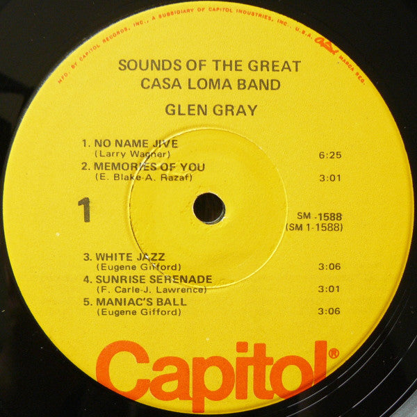 Glen Gray & The Casa Loma Orchestra : Sounds Of The Great Casa Loma Band (LP, Album, Mono)