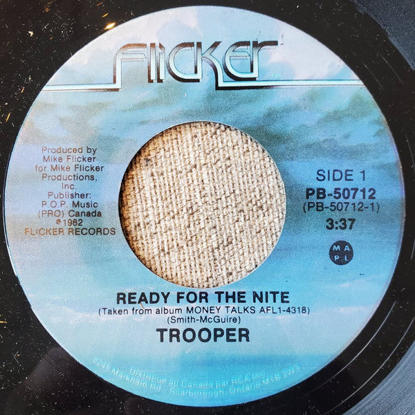 Trooper (4) : Ready For The Nite / It Comes And It Goes (7", MP)