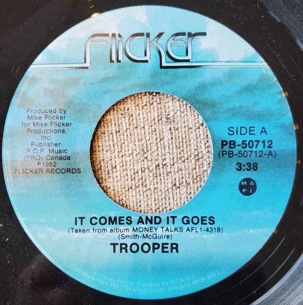Trooper (4) : Ready For The Nite / It Comes And It Goes (7", MP)