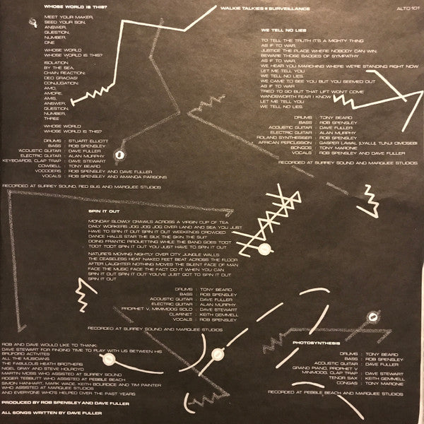 Walkie Talkies : Surveillance (LP, Album)