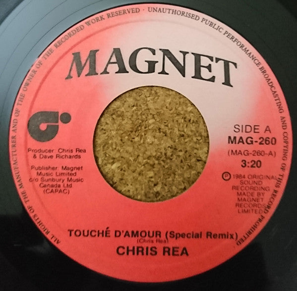 Chris Rea : Touché D'Amour (7")