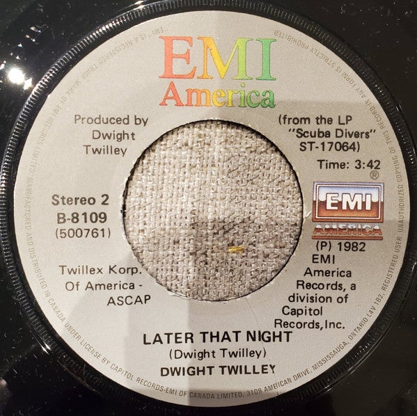 Dwight Twilley : Somebody To Love / Later That Night (7", Single)