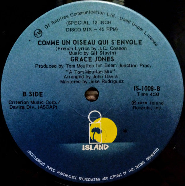 Grace Jones : Do Or Die (12")