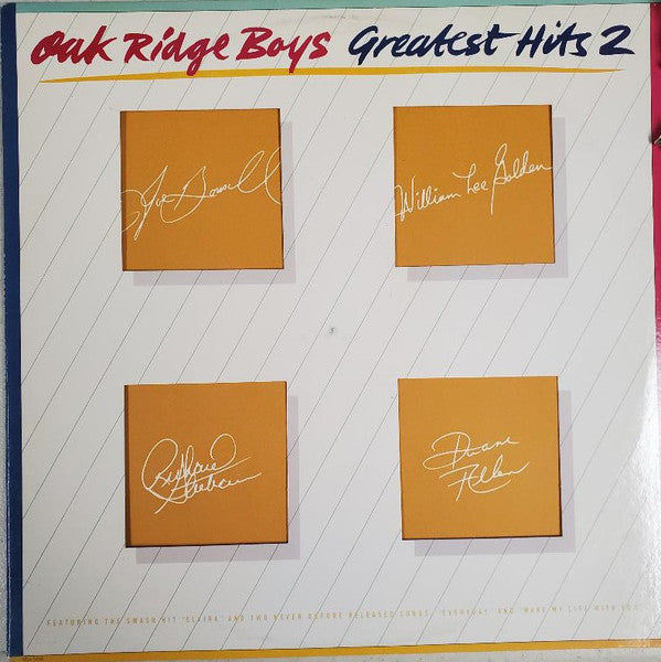 The Oak Ridge Boys : Oak Ridge Boys Greatest Hits 2 (LP, Comp)