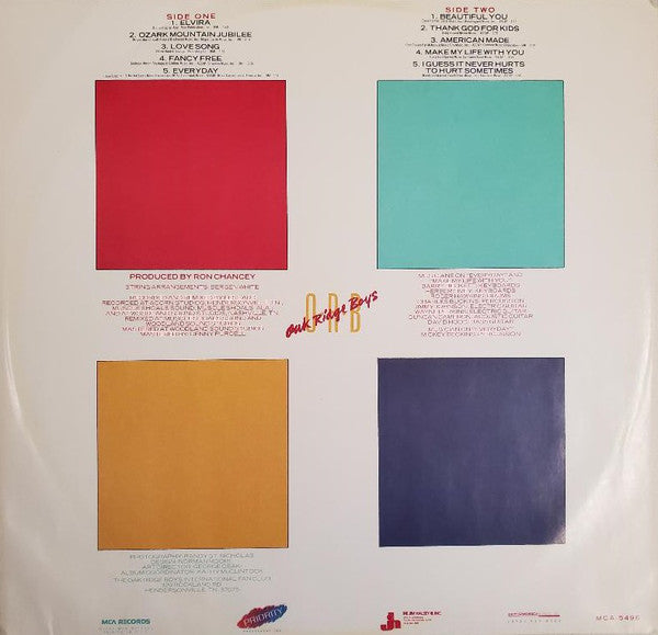 The Oak Ridge Boys : Oak Ridge Boys Greatest Hits 2 (LP, Comp)