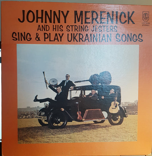 Johnny Mereniuk & His String Jesters : Sing & Play Ukrainian Songs (LP)