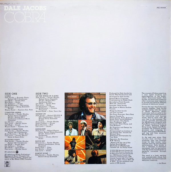 Dale Jacobs : Cobra (LP, Album)
