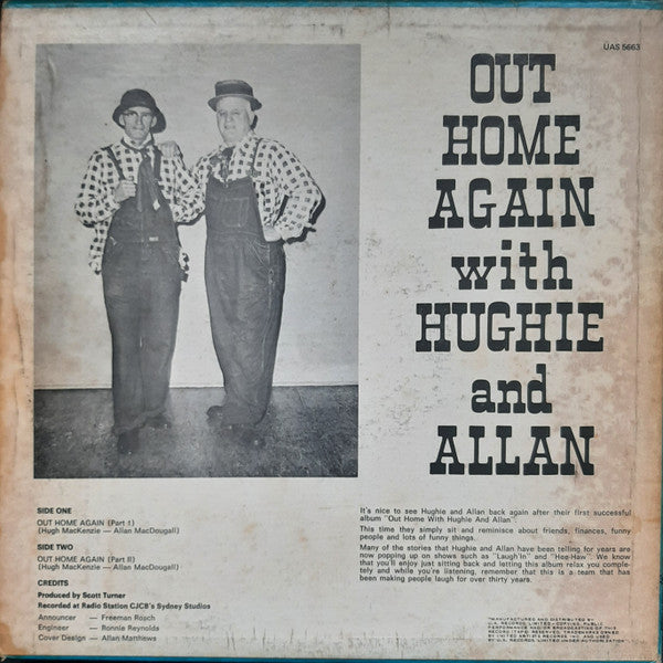 Hughie And Allan : Out Home Again With Hughie And Allan (LP)